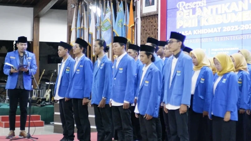Resmi Dilantik, PMII Kebumen Siapkan Kader Desa  